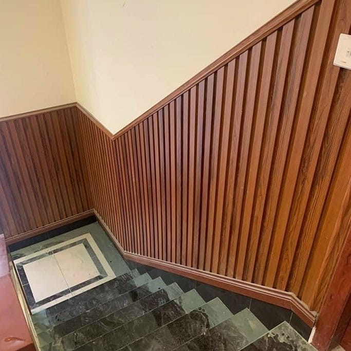 Nhựa Ốp Tường Giả Gỗ Cao Cấp HB Nhựa Ốp Tường Giả Gỗ Cao Cấp HB