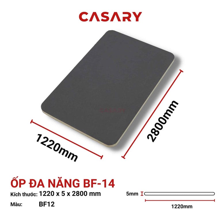Tấm ốp than tre Casary BF14 - Màu xám đen đơn sắc Tấm ốp than tre Casary BF14 - Màu xám đen đơn sắc - Ảnh 2