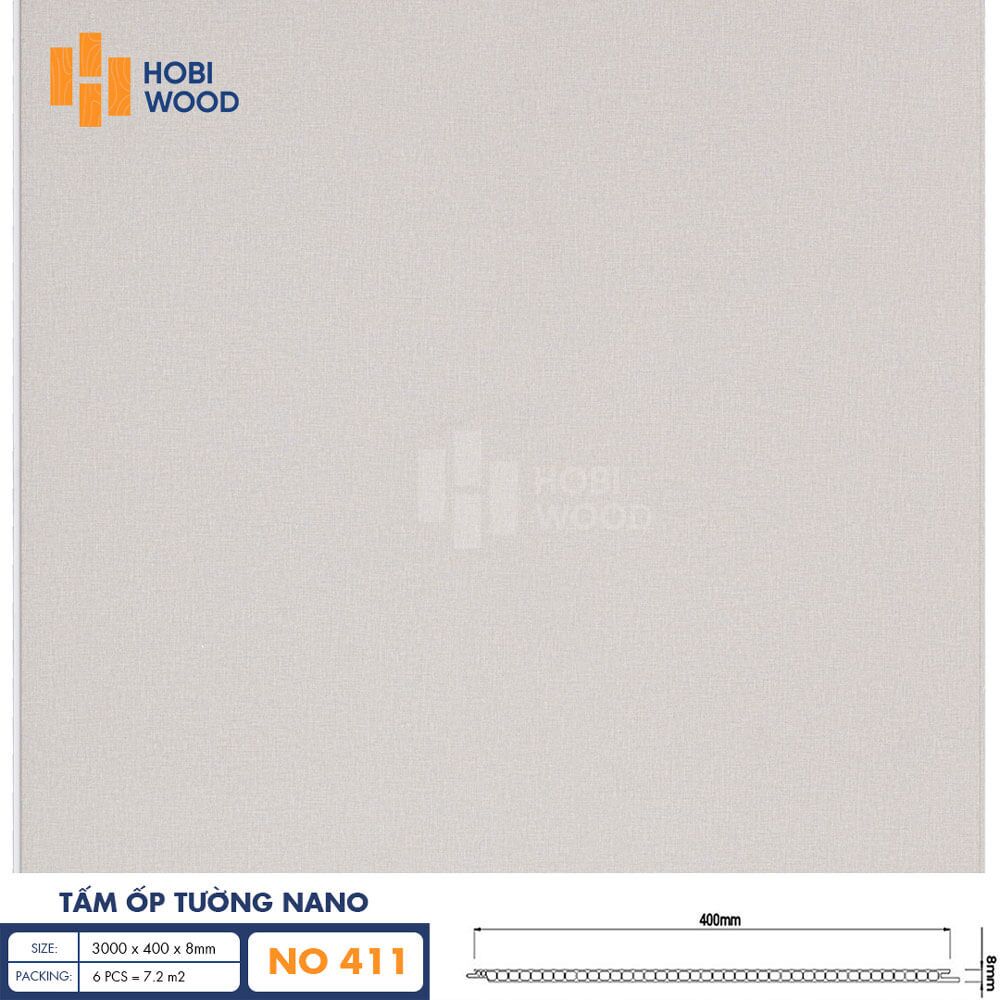 Tấm Nhựa Ốp Tường Hobiwood NO-411 - Tấm nhựa ốp tường vân vải Tấm Nhựa Ốp Tường Hobiwood NO-411 - Tấm nhựa ốp tường vân vải