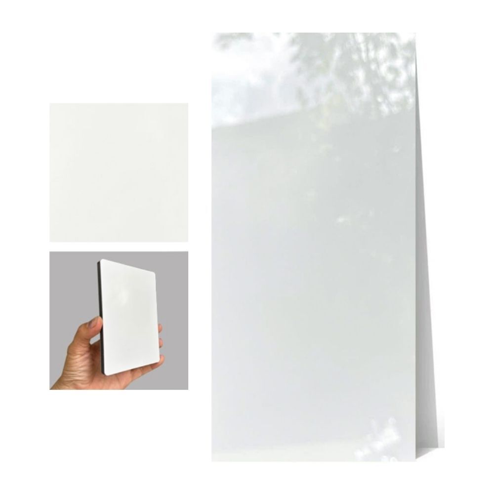 Tấm ốp than tre đơn sắc PET iS-3WW iWood - Màu trắng bóng Tấm ốp than tre đơn sắc PET iS-3WW iWood - Màu trắng bóng