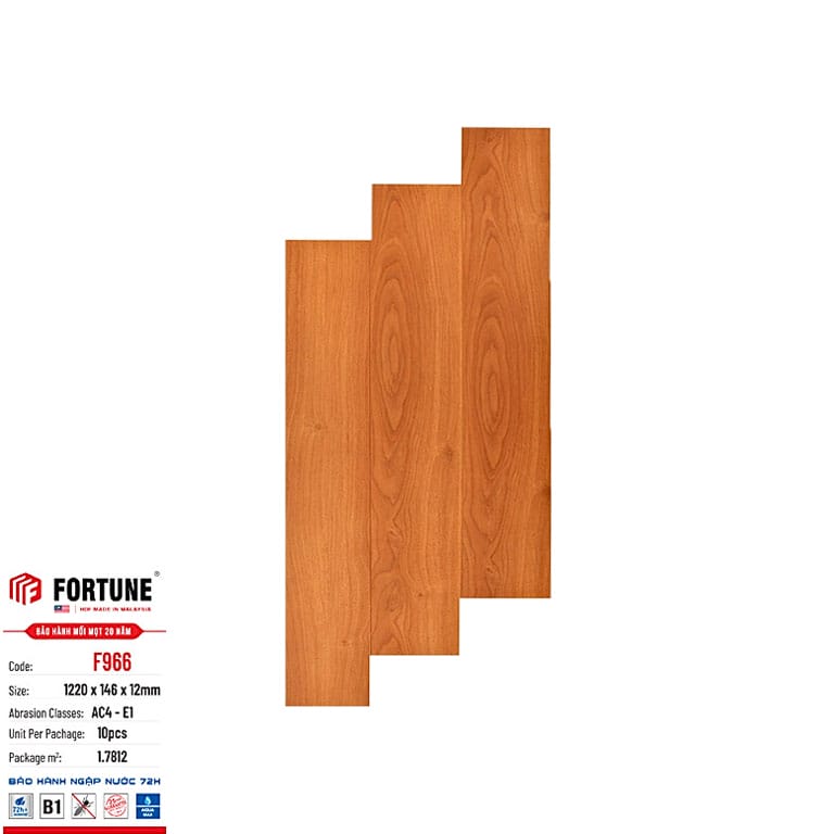 Sàn gỗ Fortune F960 - Sàn gỗ công nghiệp Malaysia Sàn gỗ Fortune F960 - Sàn gỗ công nghiệp Malaysia - Ảnh 4