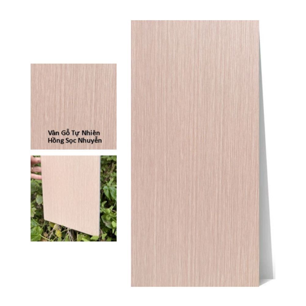 Tấm ốp than tre vân gỗ WG-8 Tấm Ốp Than Tre Vân Gỗ WG-8 iWood - Màu Hồng Vân Sọc Nhuyễn