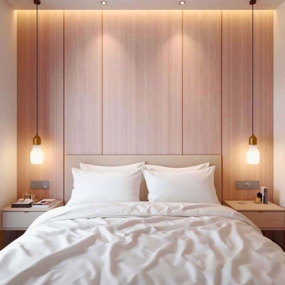 Tấm ốp than tre vân gỗ WG-8 Tấm Ốp Than Tre Vân Gỗ WG-8 iWood - Màu Hồng Vân Sọc Nhuyễn