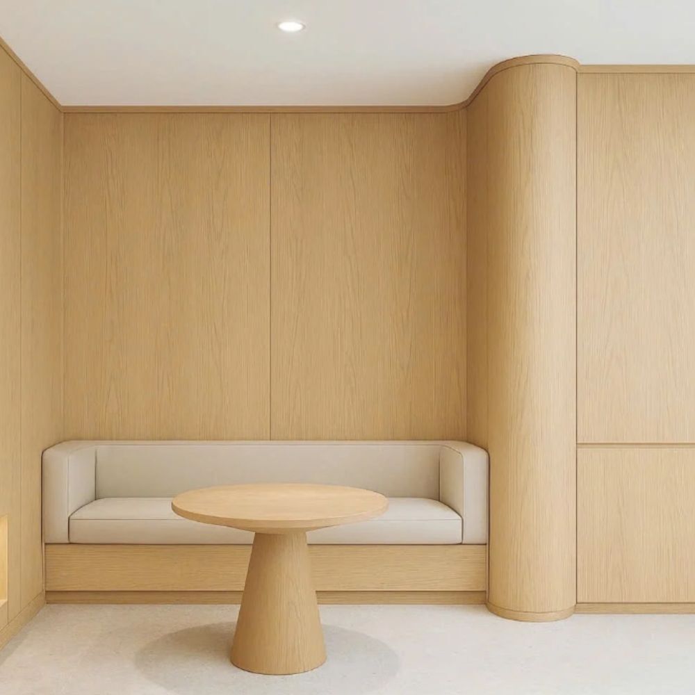 Tấm ốp than tre vân gỗ WEiR-1 Ốp tường Than Tre Vân Gỗ WEiR-1 iWood - Màu vàng gỗ sồi